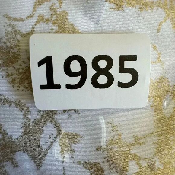 Lilly Pulitzer Lindsay Luxletic Sports Bra Gold Foil SZ S #1985 - Picture 13 of 14